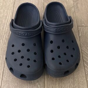 CROCS Navy Water Shoes. Size 10.